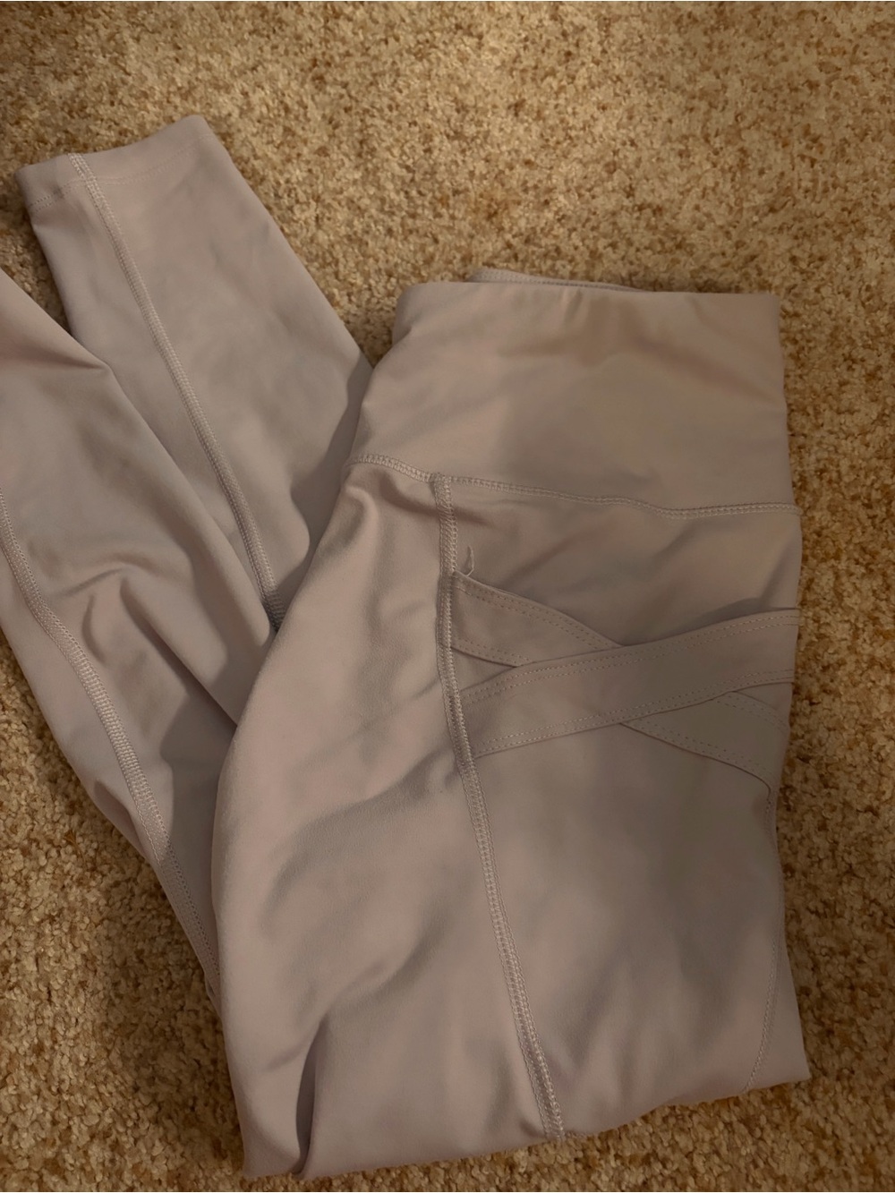 Light Lavender High-Waist Workout Leggings